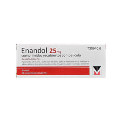 Enandol 25 mg 10 comprimidos recubiertos
