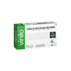 Guantes De Vinilo Sin Polvo T- Med 100 U