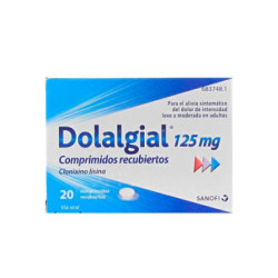 Dolalgial clonixino lisina 125 mg 20 comprimidos recubiertos