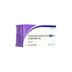 Paracetamol aurovitas spain efg 650 mg 40 comprimidos